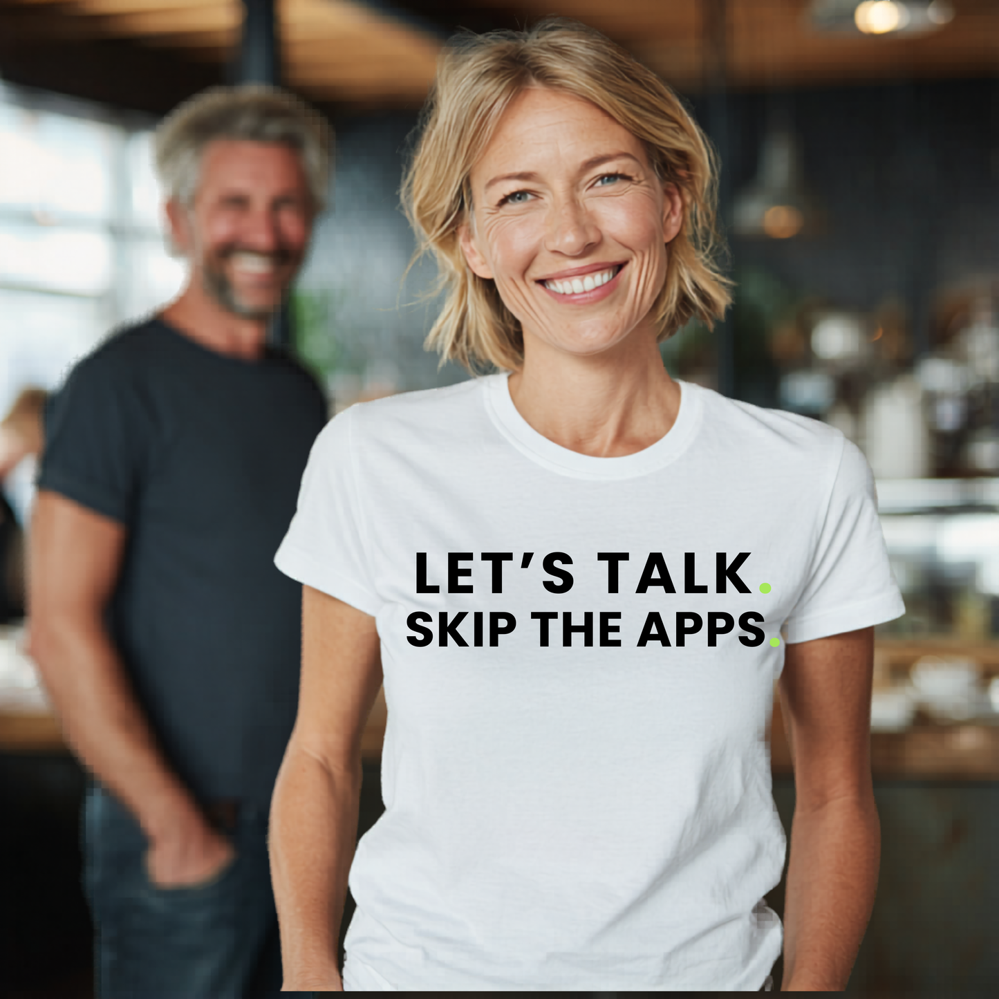 LET'S TALK. SKIP THE APPS. | Funny Dating T-Shirt